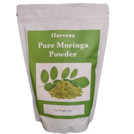 Pure Moringa Powder, 500g, from The South of India. A Source of Vitamins A and C, Calcium and Iron.