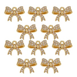 COGCHARGER Brass Cubic Zirconia Flat Round Pendant with Smiley Charm Durable Jewelry Necklace Bracelet, Brass and zirconia