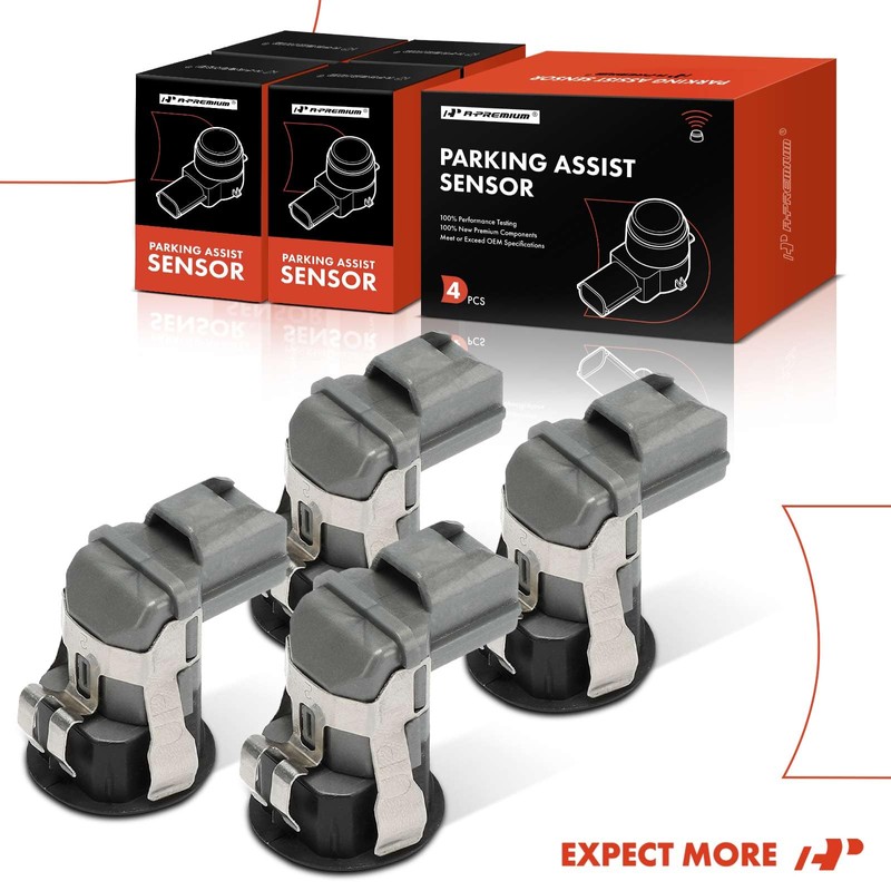 A-Premium 4-PC Reverse Backup Parking Assist Sensor Compatible with Infiniti