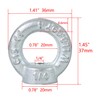 Zadery 1/4"-20 Lifting Eye Nuts, Drop Forged C15 Galvanized Threaded