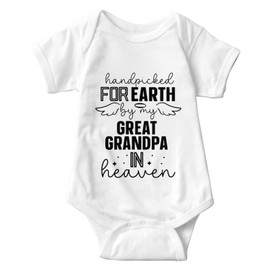 listery Hand Picked For Earth By My Grandpa Newborn Hand Picked Great Grandpa Clothes Boy Girl Great Grandpa Bodysuit