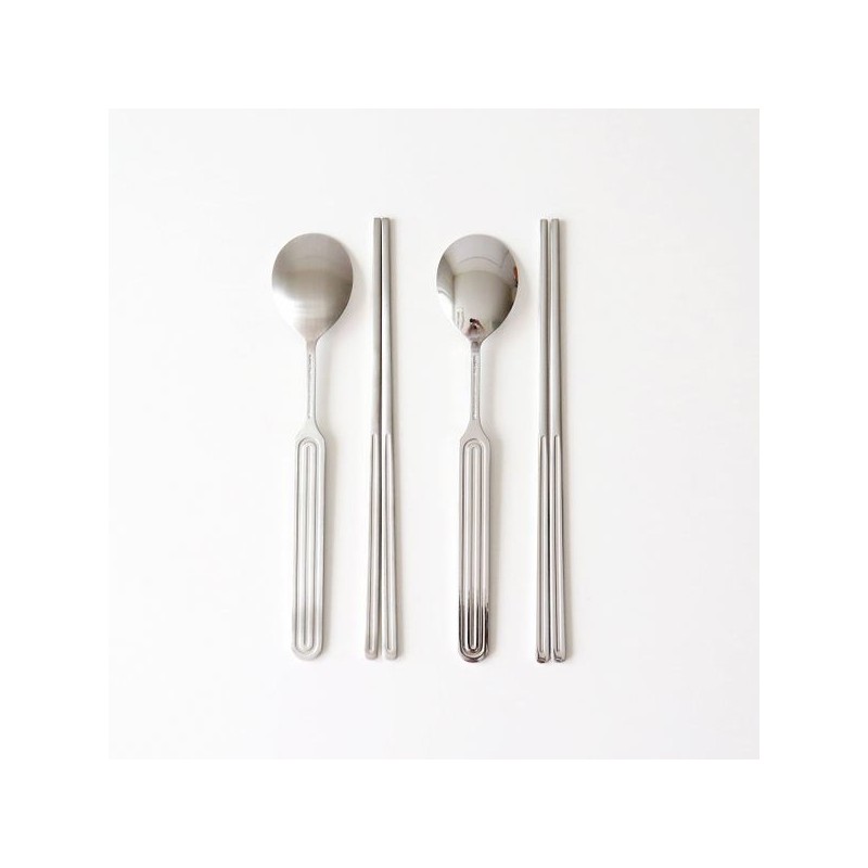 2+2 Domestic Premium Kamome Kitchen Ridge Stainless Steel Spoon and