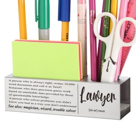 Lawyer Definition Gifts for Men Women, Law School Student Graduation Gifts, Law Students Gift Ideas, New Job Congratulations Gift New Job Congratulations Gift, Pen Holder for Office Desk XB525