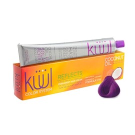 KL Color System Tono Reflects Violeta Tinte Permanente Brillo Color 90 ml  Coloracin permanente con aceite de coco, filtro UV y colgeno. Prolonga la  