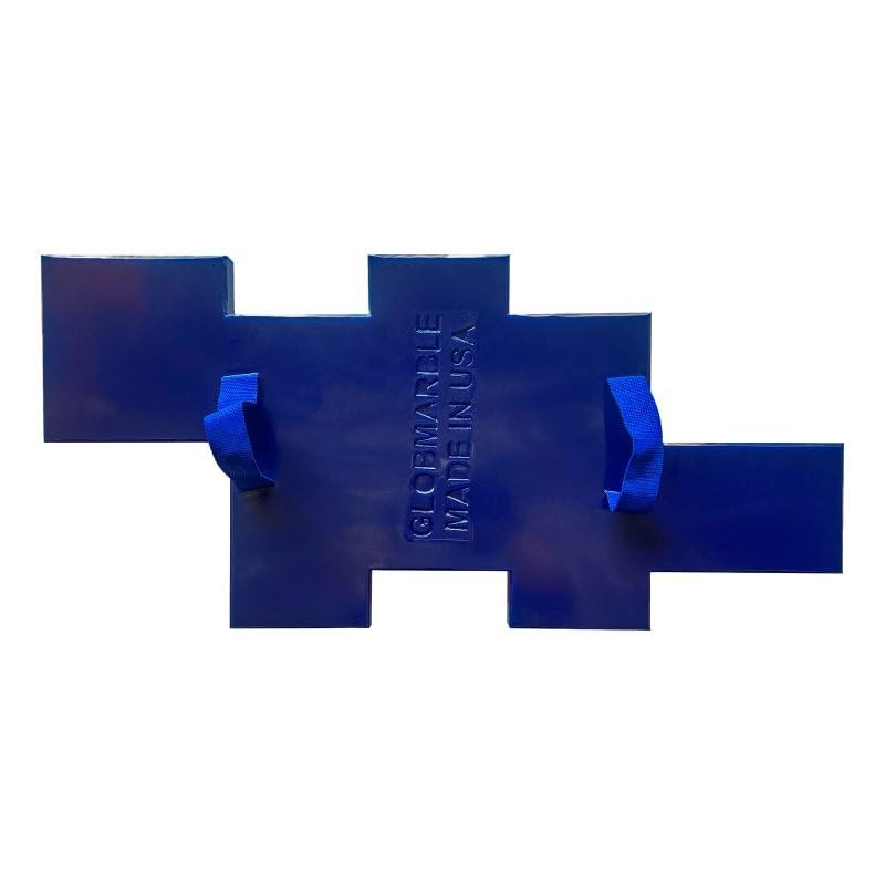 Random Stone Wall Stamp WSM 10513, 34" x 16" (Blue)