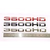 Yoaoo 2x OEM Genuine Black 3500HD 3500 HD Nameplates Emblems