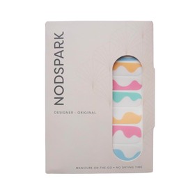 Nodspark Spring Deco Nail Polish Wraps Manicure | Contains 16 Nail Art Nail Wraps (8 Different Sizes) | Affordable | Quick and Easy to use | 15 Minute Application | Lasts up to 2 Weeks |