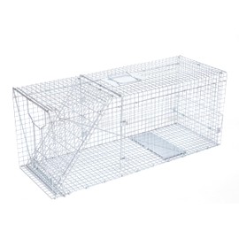 Answer Live Catch Trap for Coyotes, Foxes, Armadillos & Other Large Pests – Heavy-Duty Humane Cage Trap – Durable Wildlife Control Solution