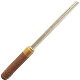 Improved 3rd Generation Guitar Fret Crowning Dressing File Narrow/Medium/Wide 3 Edges Guitar Repairing and Luthier Tools(Wooden handle)