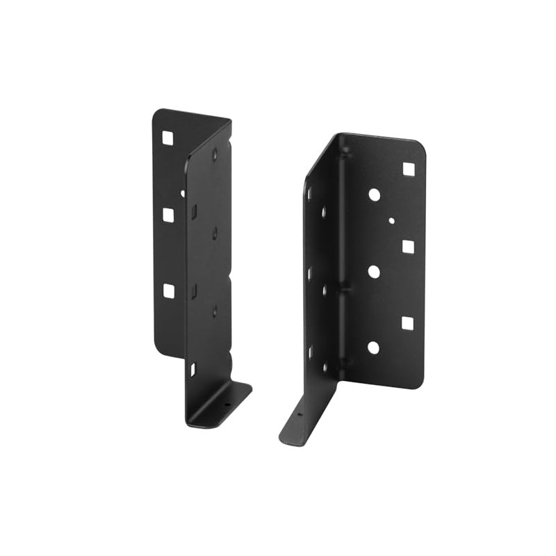 GBGS 2 Pairs Black Split Joist Hanger for 2x8 Post,13