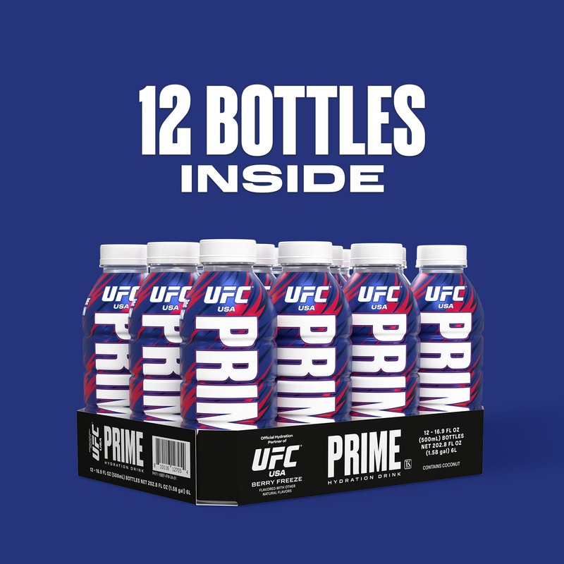 PRIME Hydration UFC International Fight Week, Sports Drinks, Electrolyte Enhanced