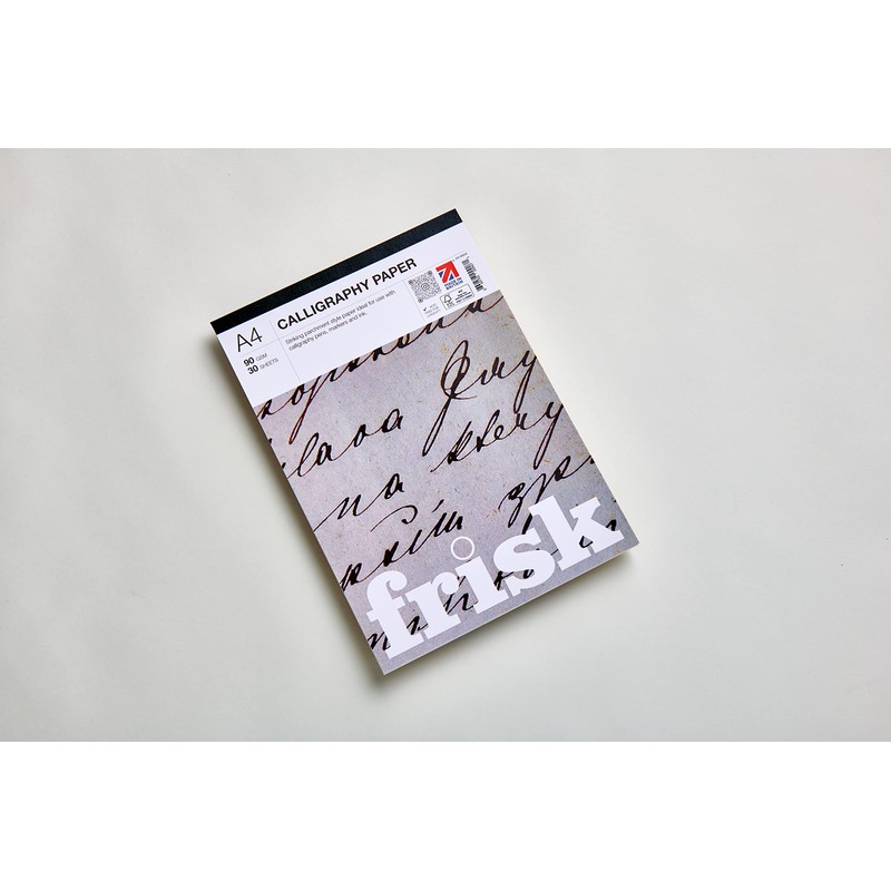 Frisk A4 Calligraphy Paper Pad, Parchment