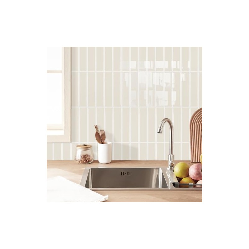 Alwayspon 10 Sheets 3D Peel and Stick PVC Backsplash Tiles,
