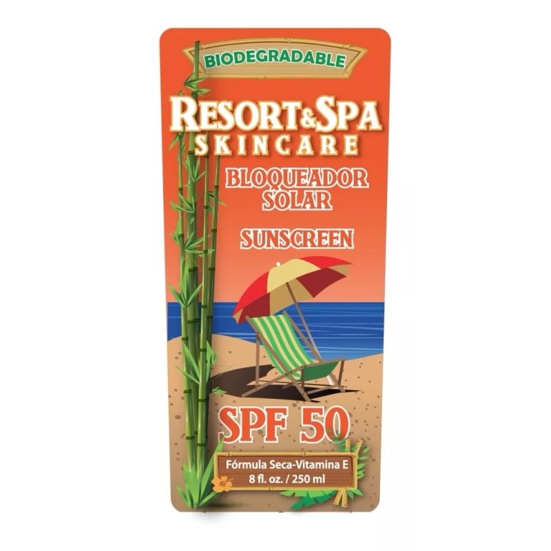 Resort and Spa Skin Care 2 Bloqueadores Solares 100% Biodegradables