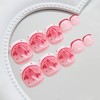 FIEONCIY Press on Toenails with Designs Acrylic Fake Nails for