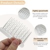12 Pcs Transparent Plastic Hair Side Combs - Stylish Lightweight