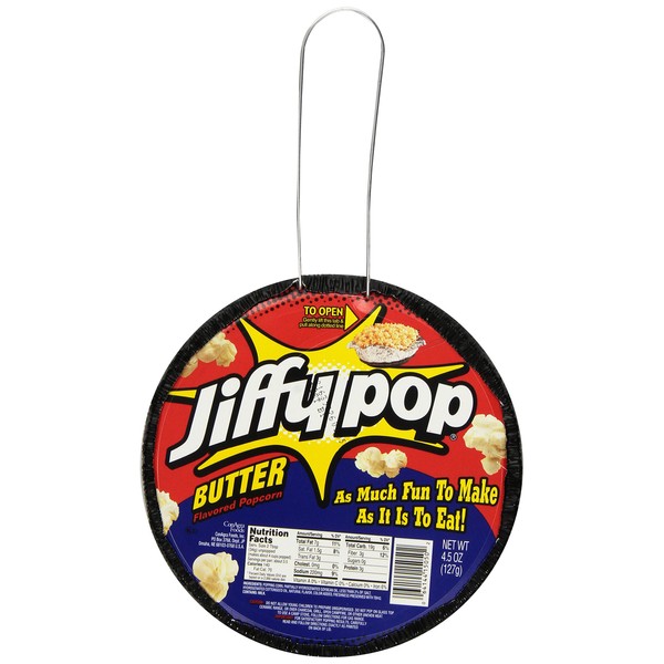 Jiffy Pop Butter Popcorn, 4.5 Ounce -- 12 per case.