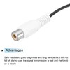 MECCANIXITY Speaker RCA Female Plug Jack to Bare Wire Open