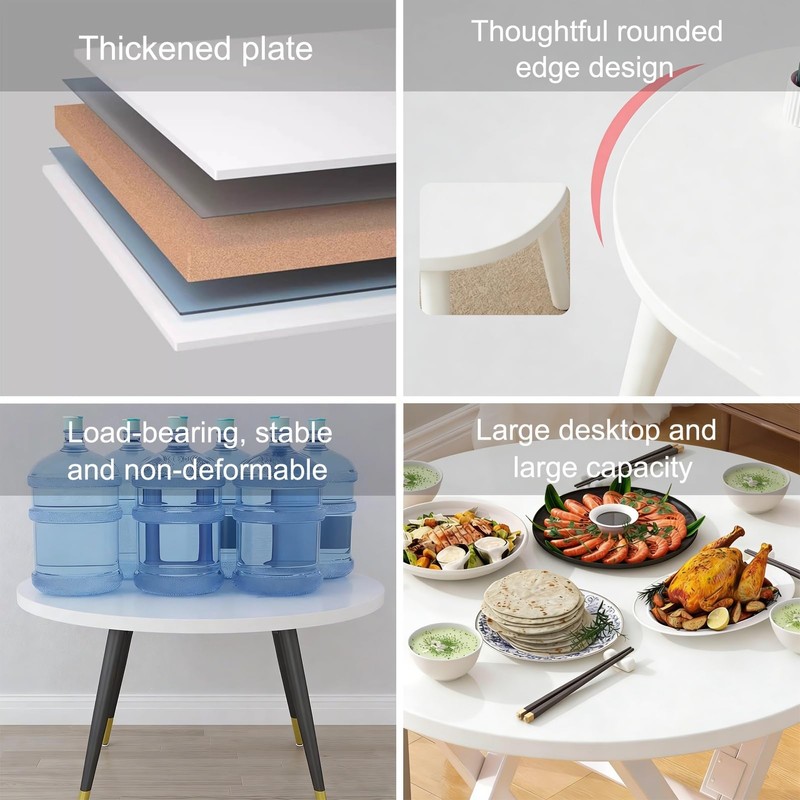 Oval Table Top, White Dining Table Replacement Surface