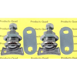 Admiral Locks 2x RV Compartment Door Thumb Cam 5/8 Inch Camper Trailer Motor Home Non-locking