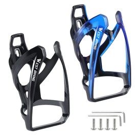 West Biking Bicycle Bottle Holder, Bicycle Drink Holder, Lightweight Water Bottle Holder, Bicycle, Bicycle Bottle Holder for MTB Road Bike (Pack of 2, Multi-Colour)