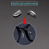 TORWOL Glasses Nose Pad 5 Pairs,Anti-Slip Silicone Push-in Replacement Glasses
