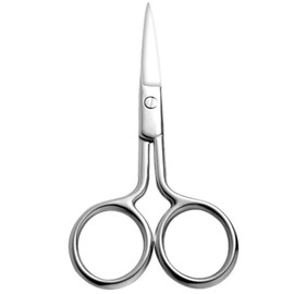 Facial Hair Scissors Small Scissors Nose Hair Scissors Stainless Steel Straight Tip Scissor for Eyebrows Nose Moustache Beard Eyelash
