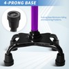 Adjustable Walking Cane for Men & Women with 4-Pronged Base