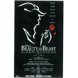 Beauty and The Beast Poster Broadway Theater Play 11x17 Terrence Mann Susan Egan Burke Moses MasterPoster Print, 11x17