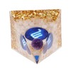 Constellation Pyramid Stone for Positive Energy Reduce Stress Chakra Resin