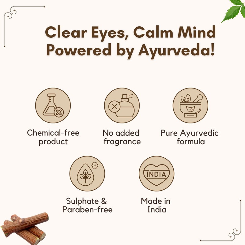 ADHYAY Netra Neti Neem Wood Eye Wash Cups-Ayurvedic Healing With