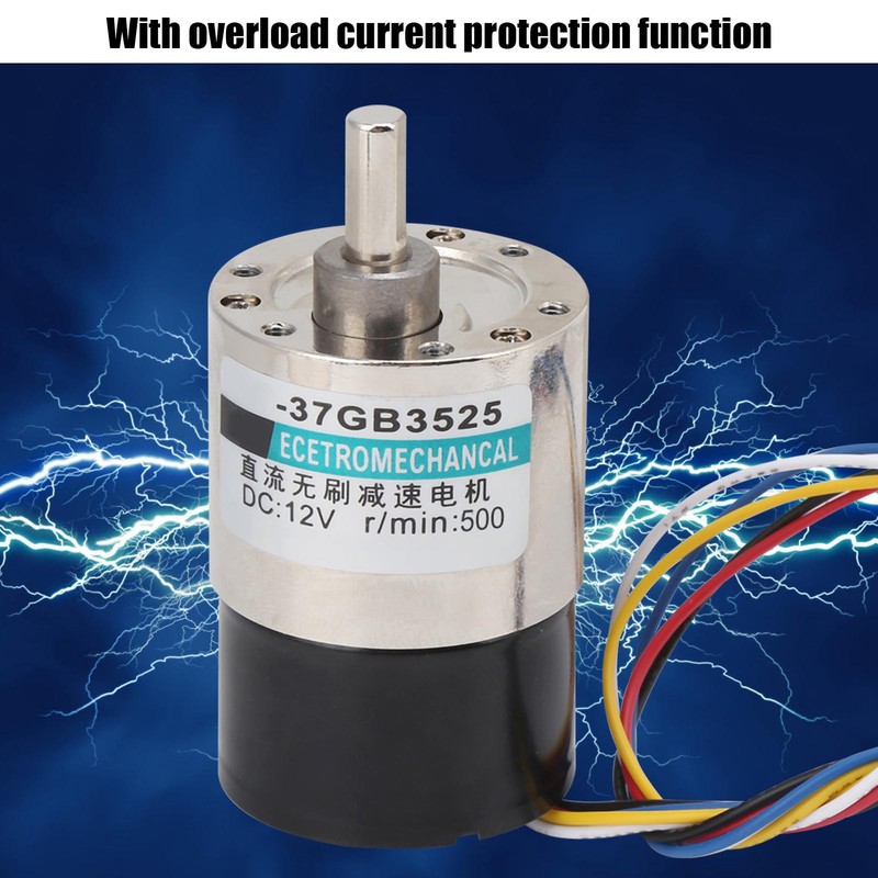 Brushless Motor Adjustable Speed CW/CCW DC12V with Bracket for Measuring