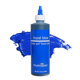 Chefmaster Royal Blue Liqua-Gel® Food Coloring | Vibrant Color | Professional-Grade Dye for Icing, Frosting, Fondant | Baking & Decorating | Fade-Resistant | Easy-to-Use | Made in USA | 10.5 oz