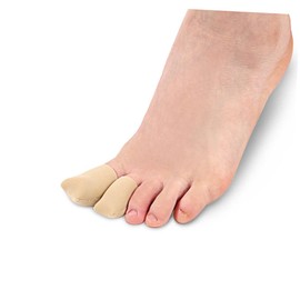 LALAFINA Toe Sleeves Gel Lining Toe Protective Covers for Sports Casual High Heels