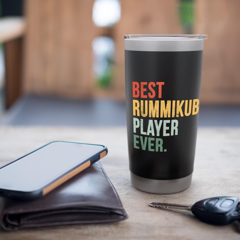 Best Rummikub Player Ever Stainless Steel Insulated Tumbler