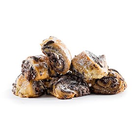 Fresh Chocolate Studel Rugelach Gift Tin | Gimmee Jimmy's Cookies | 3 Pound | Free Shipping