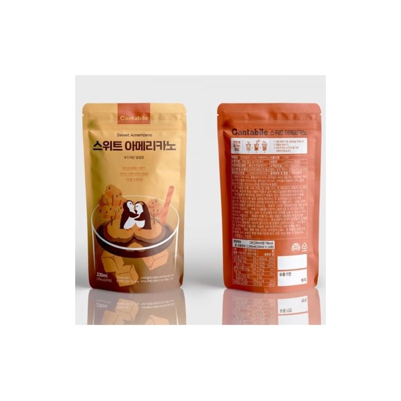 Cantabile Korean Convenience Store Pouch Drink Ready-to-Drink Refreshing Beverage Imported