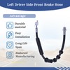 Getfarway Left Driver Side Front Brake Hose LR075355 LR059121 Compatible