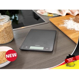 Soehnle Page Comfort Mosaic Kitchen Scales Mosaic Design Digital Kitchen Scales Household Scales with Large Weighing Surface, Weight up to 10 kg (1 g Accurate), Electronic Scales with Weighing