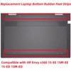 HSSDTECH Laptop Rubber Feet Foot Strips Replacement for HP Envy