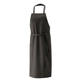 Exner XXL Bib Apron 100 x 100 cm Adjustable Neck Strap with Press Studs + 1 Pocket, black