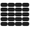 Yibuy 20 x Cable Wiring Rubber Oval Closed Blind Blanking