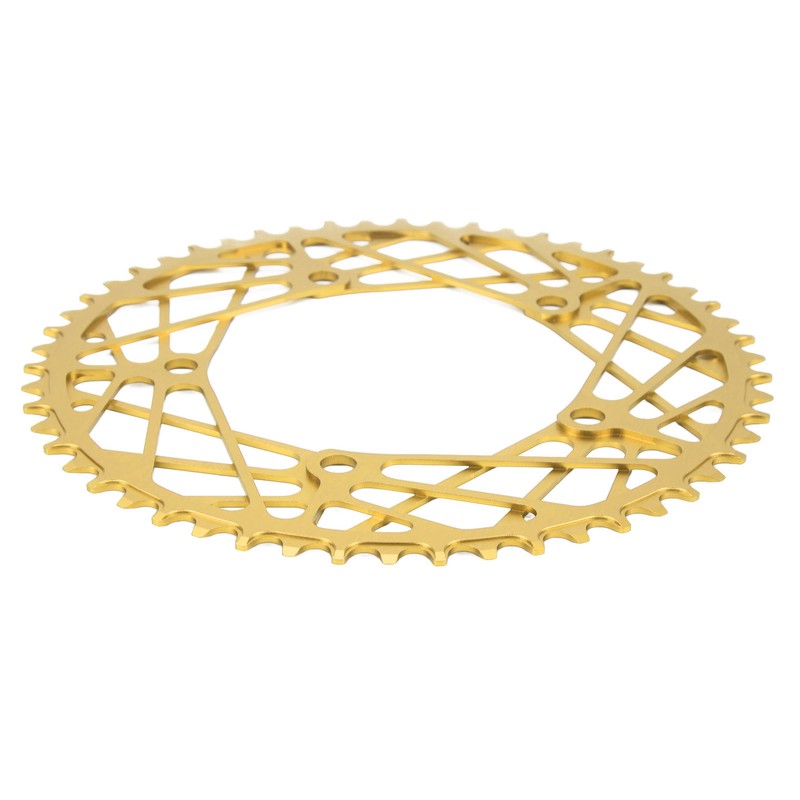 Bike Chainring 54T Aluminum Alloy High Strength Lightweight Anodized Folding