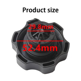 JNNJ Car Coolant Caps, Plastic Replacement Lid for Coolant Bottles, Car Spare Parts, Car Cooling System Cap, Fuel Cap, Car Parts, Radiator High Pressure Expansion Water Tank Cover, Car Parts