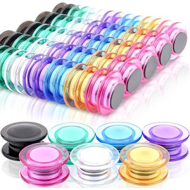 Pack of 84 Whiteboard Magnets, 7 Colours, Round Decorative Magnets, Strong Magnets, Strong Hold, Mini Magnets, Strong Magnets, Fridge for Magnetic Board, Fridge Magnetic Wall, Pin Board, Photo