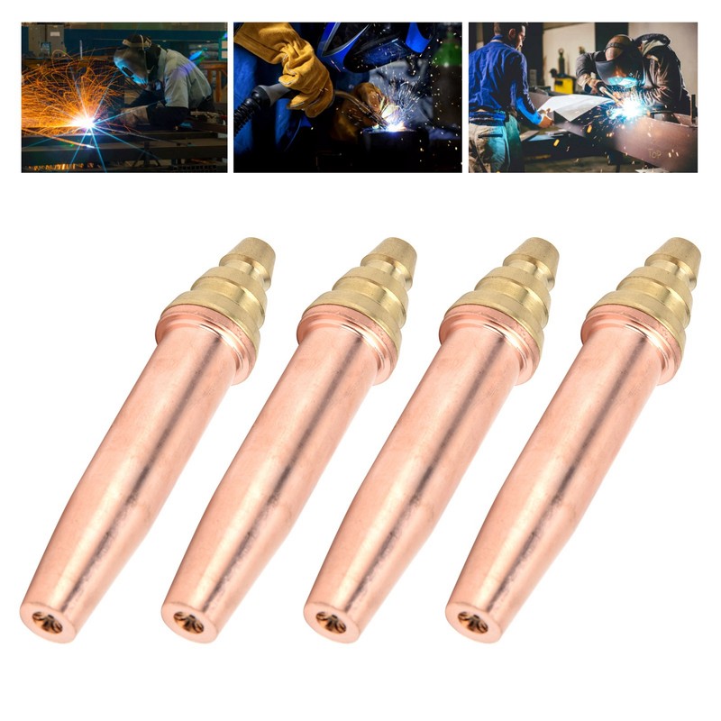 4Pcs Propane Cutting Torch Tips High Temperature Resistance Fast Cutting