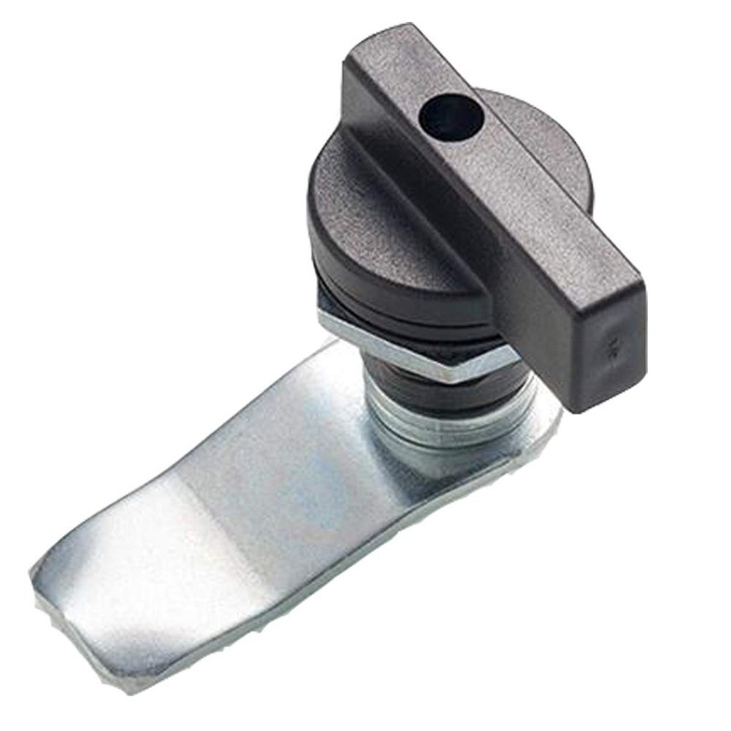 WJSKDQ 2PCS Thumb Operated Offset Thumb Cam Lock Black Cam