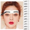 84/60 Pairs Lazy Quick Eyebrow Stickers 12 Styles Eyebrow Card