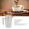 French Press Coffee Maker 304 Stainless Steel Double Wall Teapot