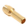 dophee 10Pcs 0.5-3.2mm Brass Collet Nut Adapter, Shank Dia 4.3mm